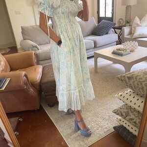 Antonio Melani x Born on Fifth Lottie Short Sleeve A-Line Midi Dress